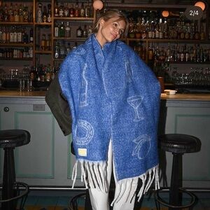 Yellow The Label Oversized Girl Dinner Scarf